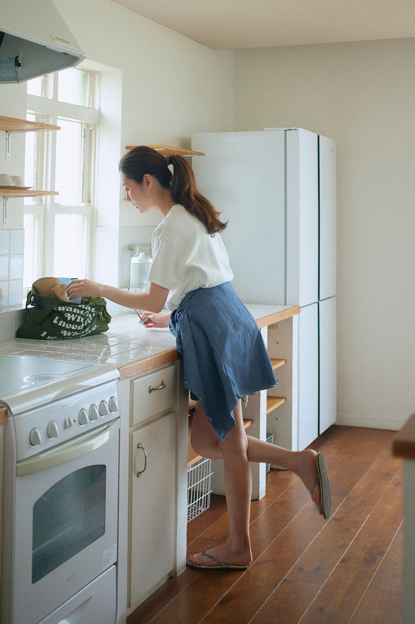 MY WEAKNESS(マイ ウィークネス)｜Chambray Shirt/ブルー の通販