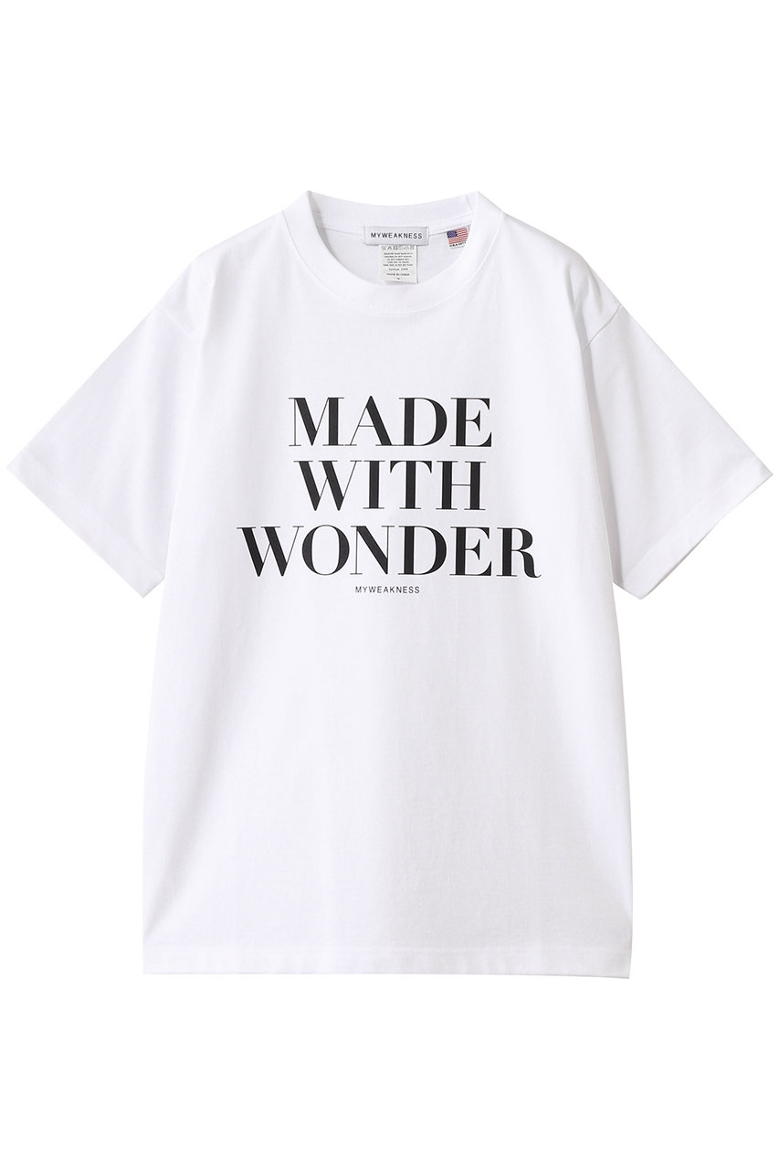 MY WEAKNESS M.W.W T (ホワイト×ブラック, S) マイ ウィークネス ELLE SHOP MY WEAKNESS M.W.W T (ホワイト×ブラック, S) マイ ウィークネス ELLE SHOP