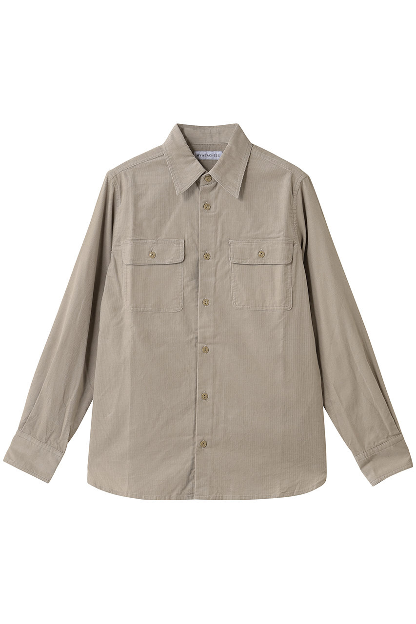 MY WEAKNESS Ranch Shirt (GREIGE, M) マイ ウィークネス ELLE SHOP MY WEAKNESS Ranch Shirt (GREIGE, M) マイ ウィークネス ELLE SHOP