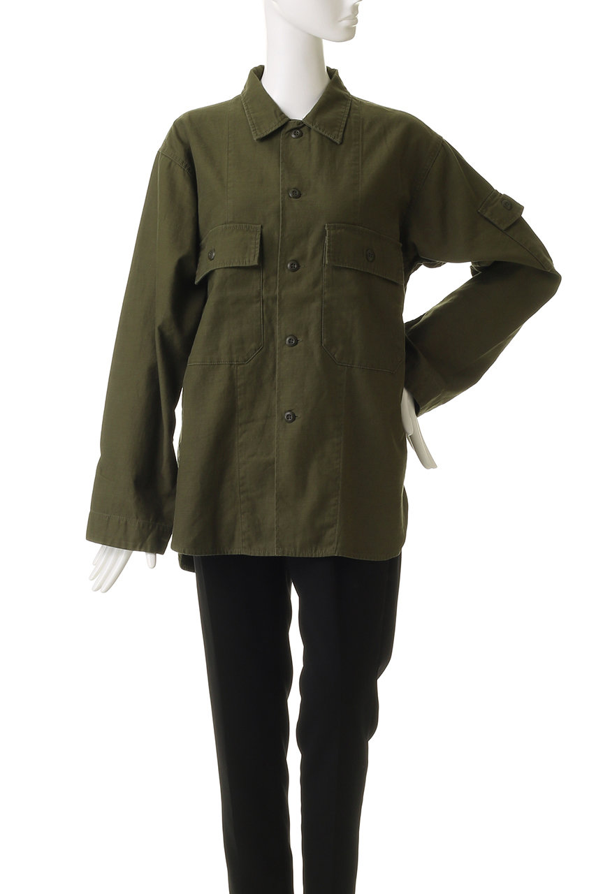 MY WEAKNESS(マイ ウィークネス)｜Jungle Fatigue Shirt/OLIVE の通販