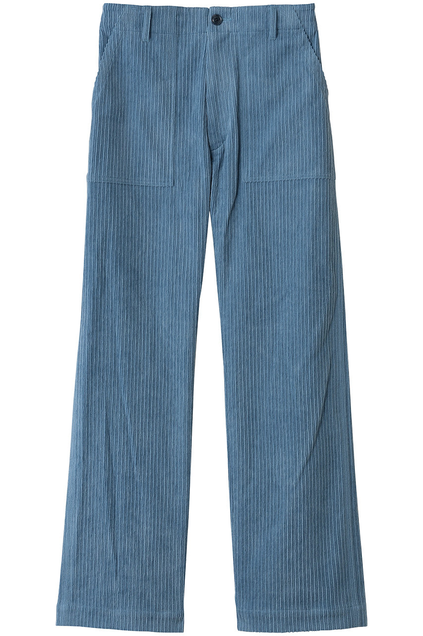 MY WEAKNESS(マイ ウィークネス)｜Corduroy Fatigue Pants/BLUE の通販