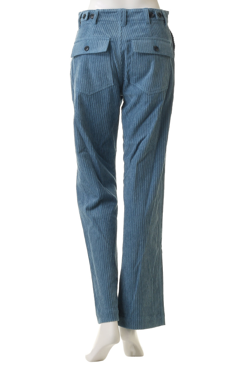 MY WEAKNESS(マイ ウィークネス)｜Corduroy Fatigue Pants/BLUE の通販