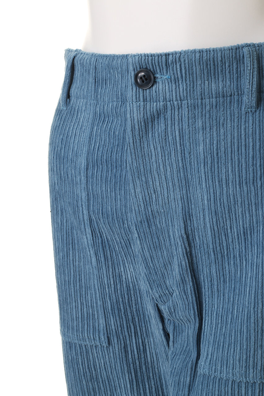 MY WEAKNESS(マイ ウィークネス)｜Corduroy Fatigue Pants/BLUE の通販