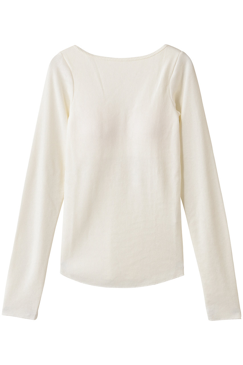 MY WEAKNESS Soft Rib T (WHITE, F) マイ ウィークネス ELLE SHOP MY WEAKNESS Soft Rib T (WHITE, F) マイ ウィークネス ELLE SHOP