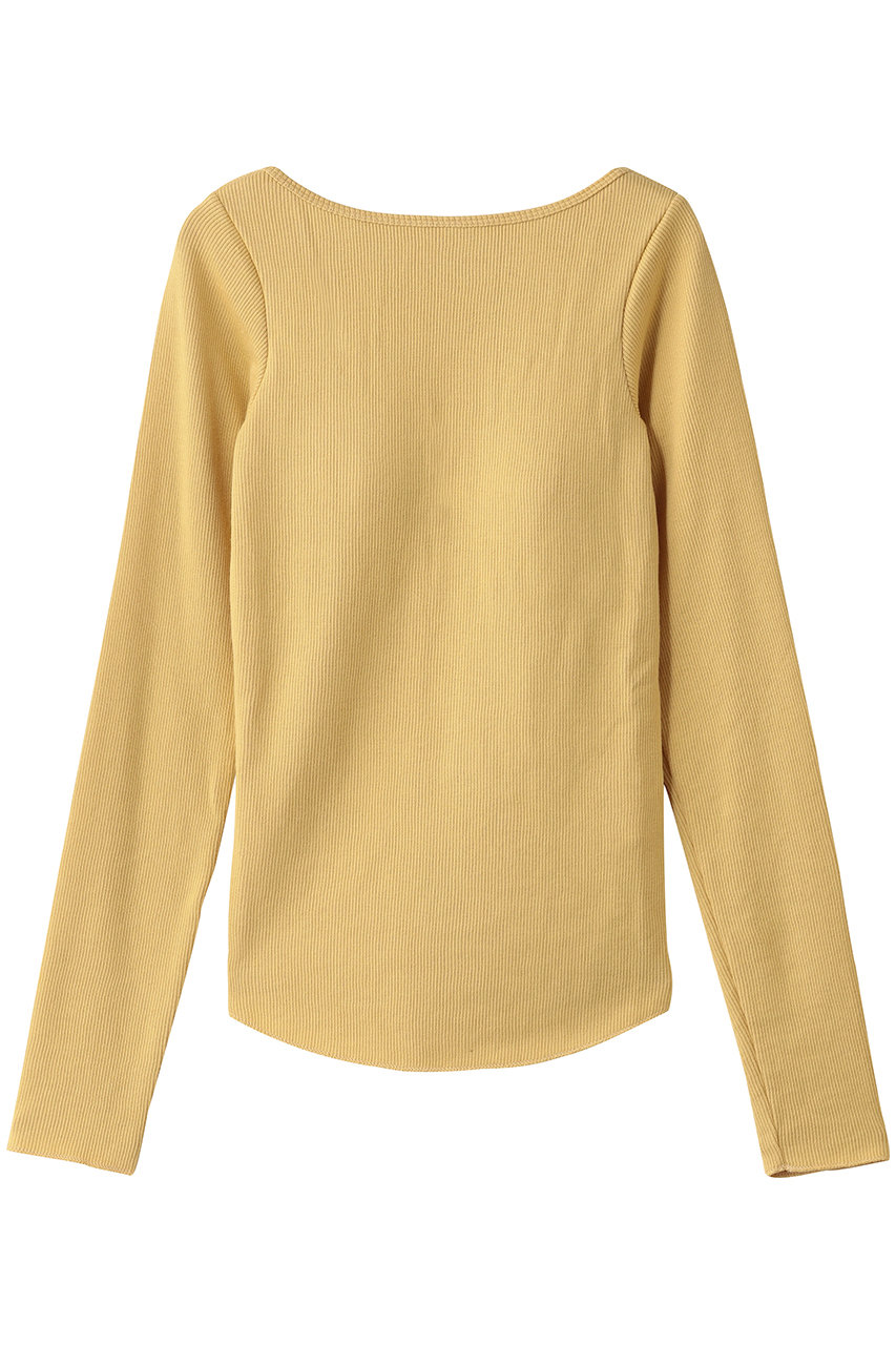 MY WEAKNESS Soft Rib T (YELLOW, F) マイ ウィークネス ELLE SHOP MY WEAKNESS Soft Rib T (YELLOW, F) マイ ウィークネス ELLE SHOP