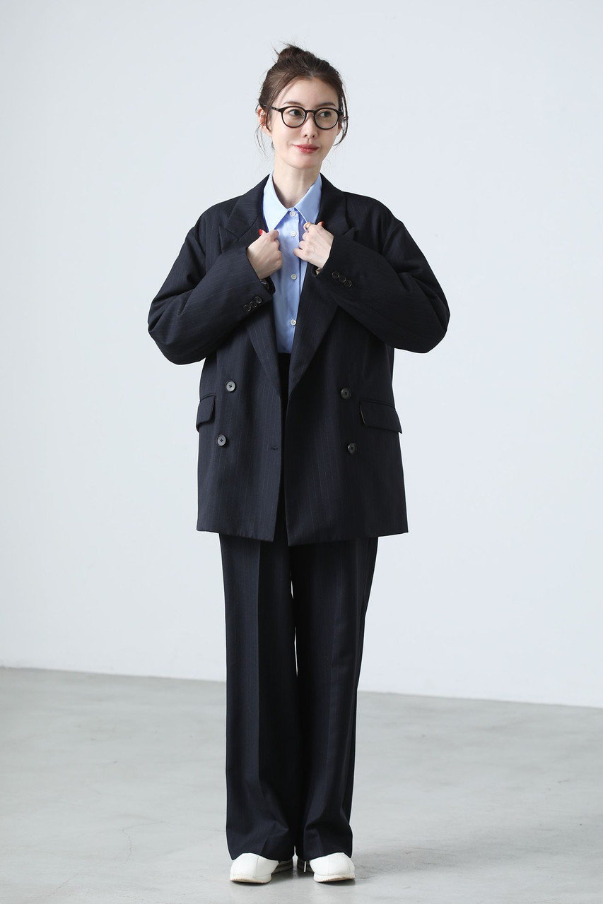 MY WEAKNESS(マイ ウィークネス)｜Hilja Jacket/ネイビーストライプ の