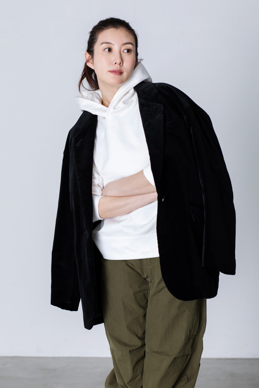 MY WEAKNESS(マイ ウィークネス)｜Velvet Jacket/ブラック の通販