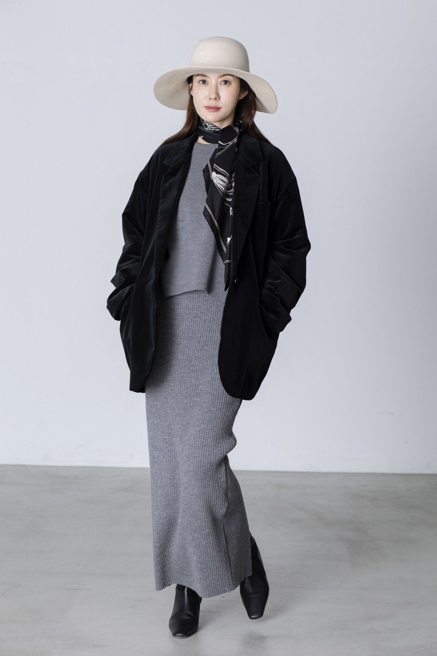 MY WEAKNESS(マイ ウィークネス)｜Velvet Jacket/ブラック の通販