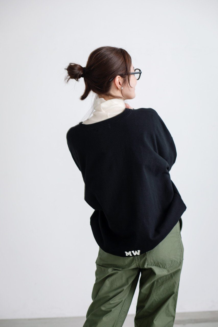 MY WEAKNESS(マイ ウィークネス)｜MW PATCH SWEAT/ブラック の通販