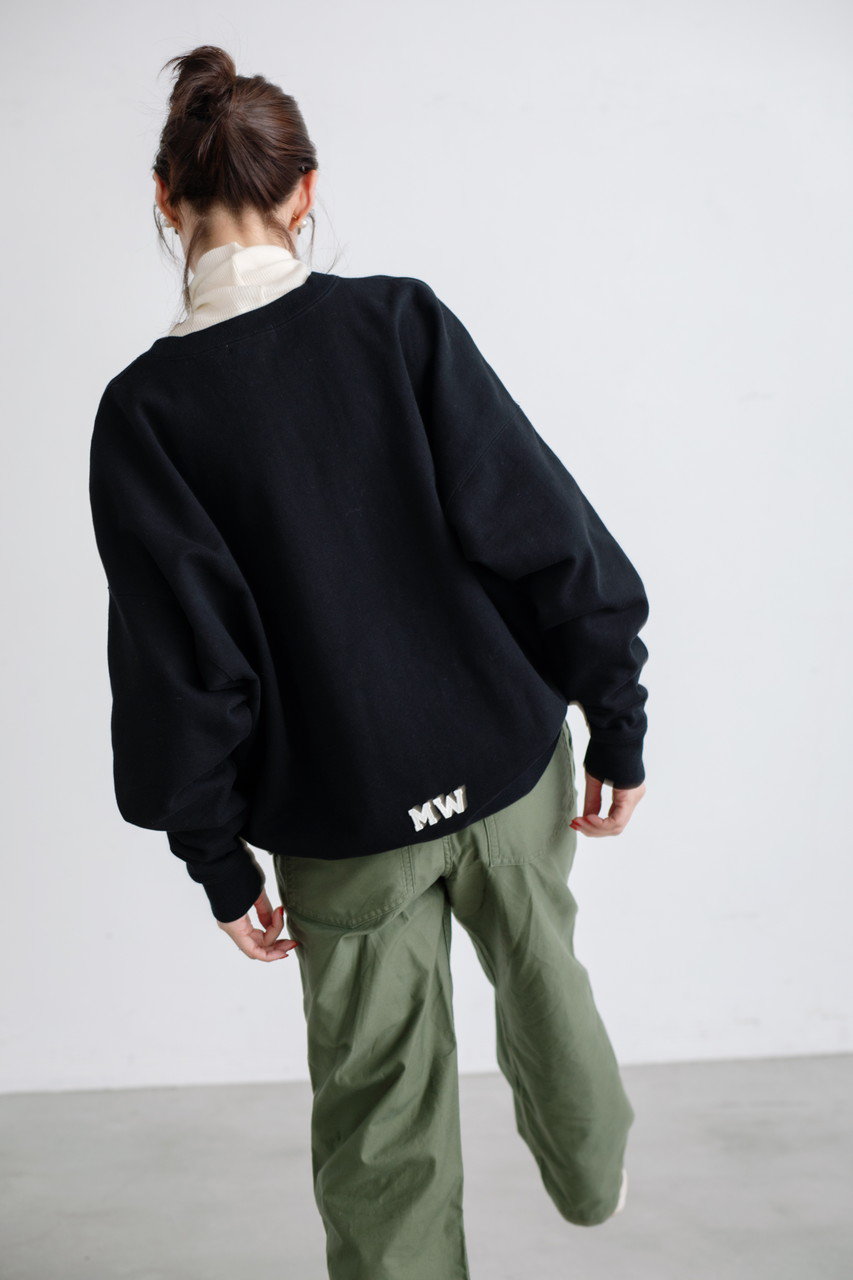 MY WEAKNESS(マイ ウィークネス)｜MW PATCH SWEAT/ブラック の通販