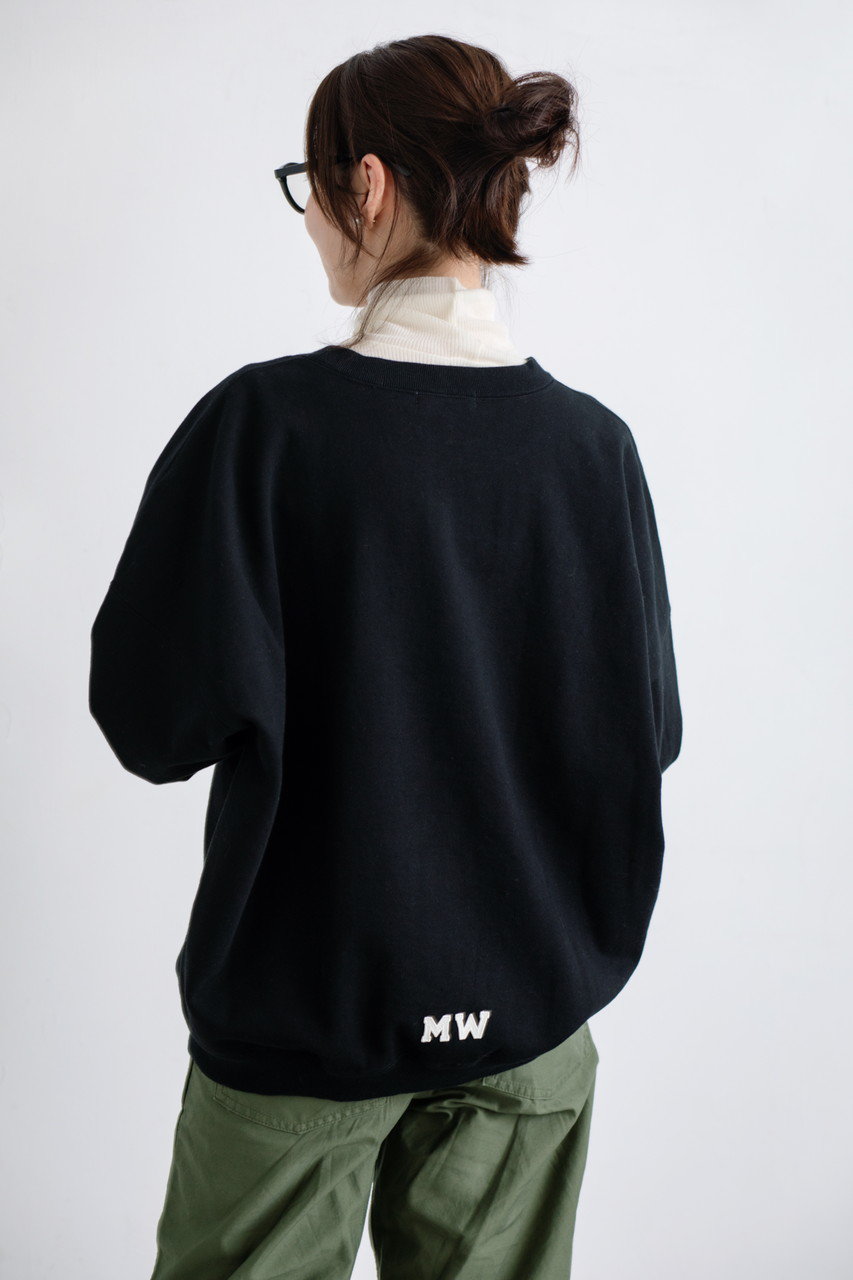 My weakness パーカー MY WEAKNESS(マイ ウィークネス)｜MW PATCH SWEAT/ブラック の通販