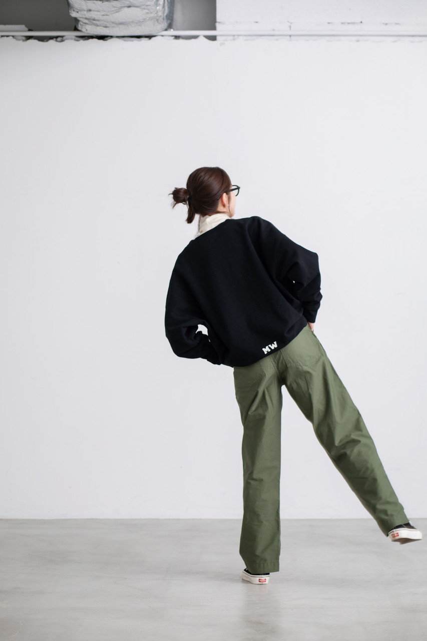 MY WEAKNESS(マイ ウィークネス)｜MW PATCH SWEAT/ブラック の通販
