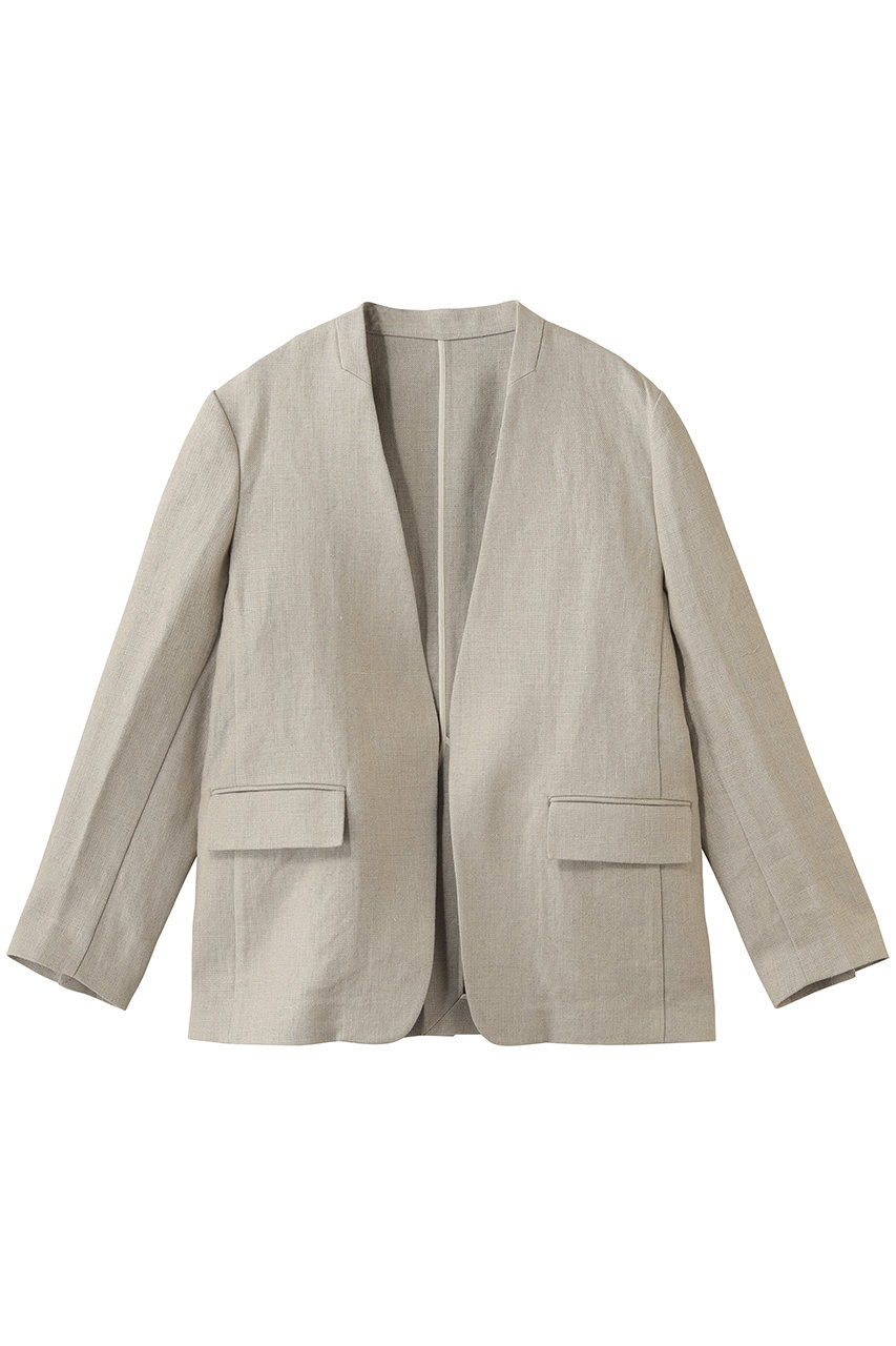 マイ ウィークネス/MY WEAKNESSのSigrid Collarless Jacket(ベージュ/12-JK-08)