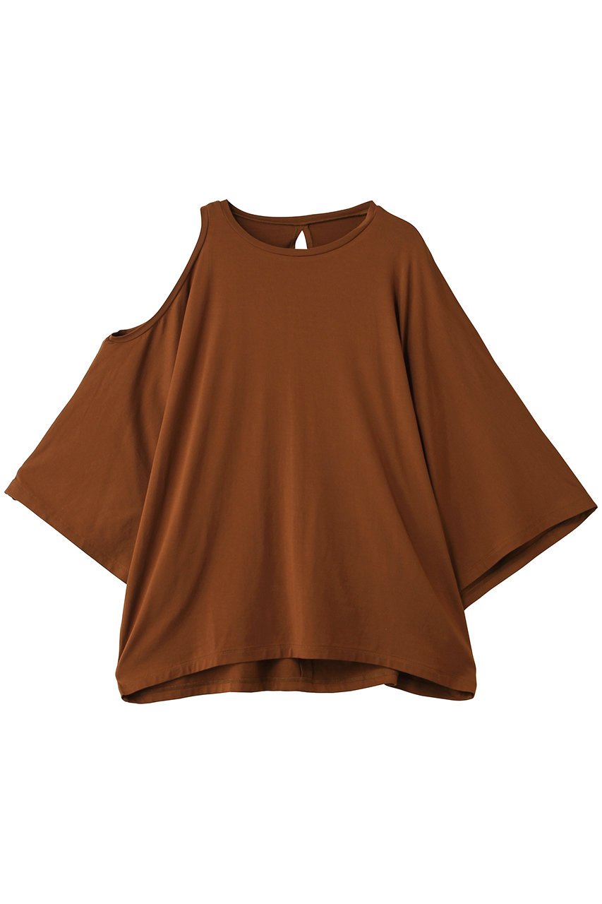 マイ ウィークネス/MY WEAKNESSのSigrid Asymmetry T-shirt(テラコッタ/12-CS-02)