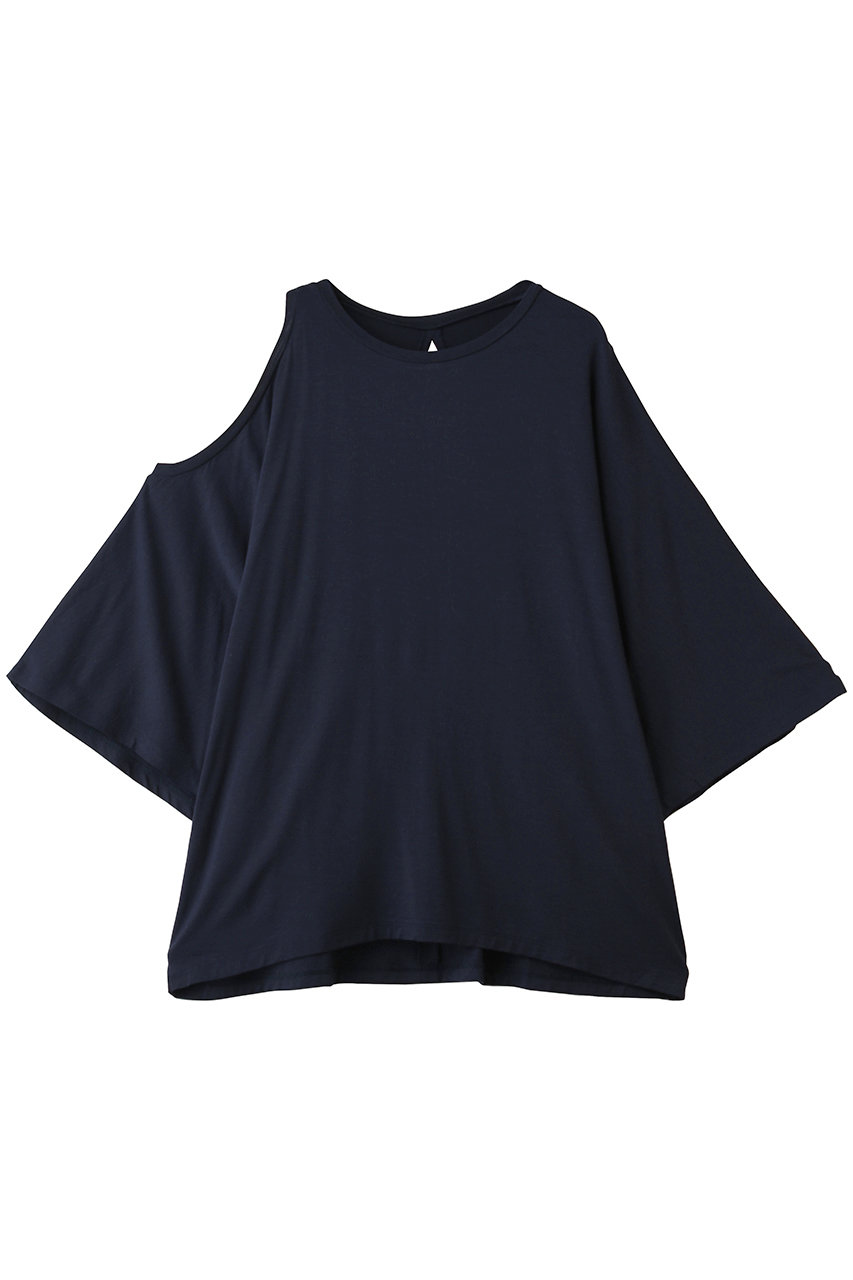マイ ウィークネス/MY WEAKNESSのSigrid Asymmetry T-shirt(ネイビー/12-CS-02)