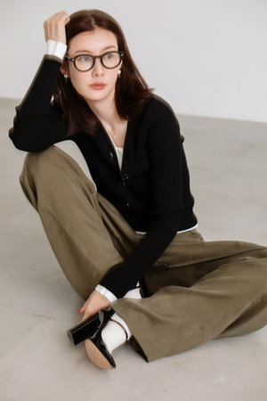 マイ ウィークネス/MY WEAKNESSのSigrid 2Way Rib Pullover(110300/110301)