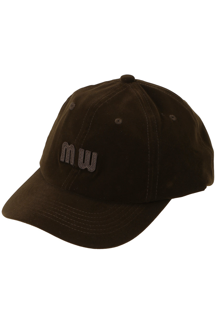 MY WEAKNESS MW Velour Cap (ブラウン, FREE) マイ ウィークネス ELLE SHOP