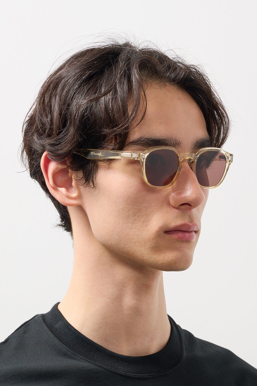 【美品】jugaadXX／Matira アンバーフレーム 調光レンズサングラス SETUP7｜jugaadXX/Matira アンバーフレーム サングラス