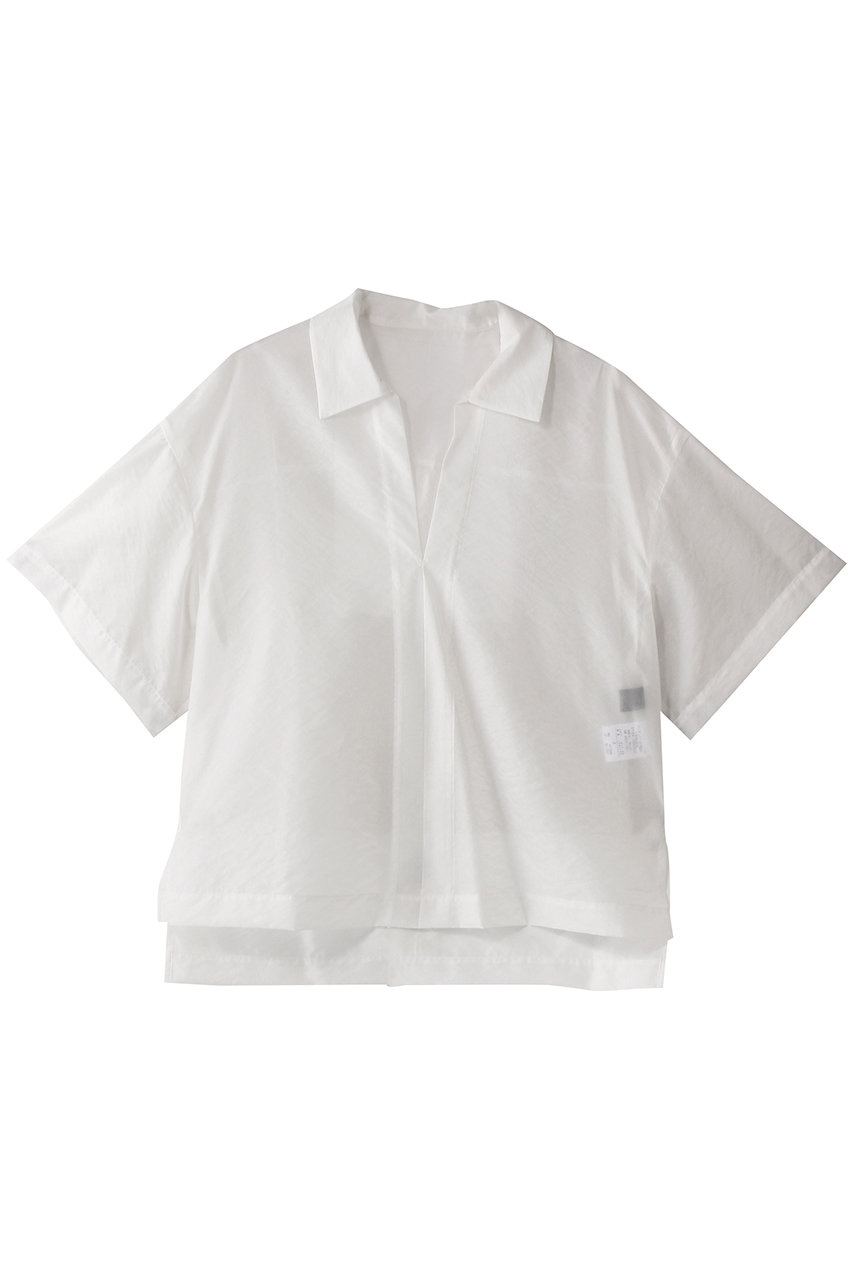 uncrave シアーオーガンジー /ショートシャツ (オフ, 1) アンクレイヴ ELLE SHOP uncrave シアーオーガンジー /ショートシャツ (オフ, 1) アンクレイヴ ELLE SHOP