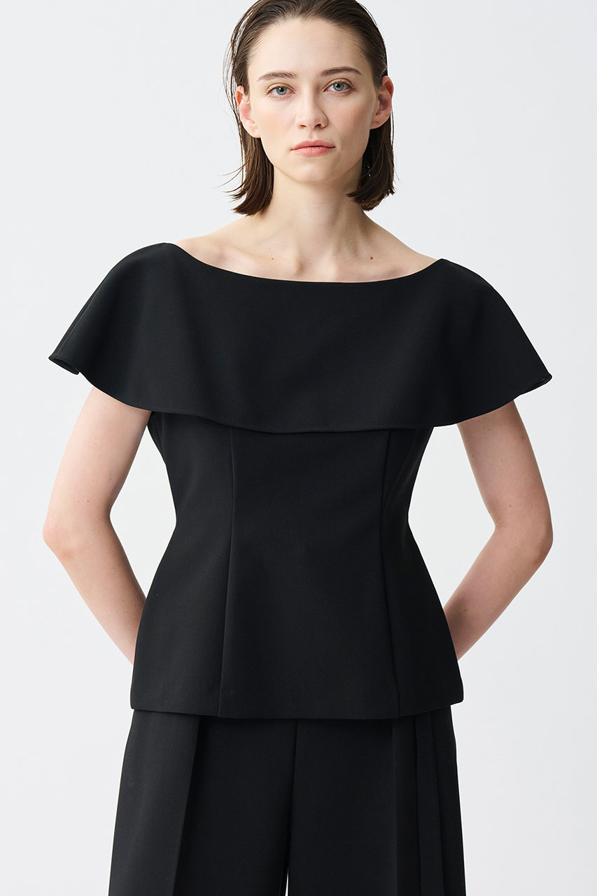 CROSS RUFFLE BL | HEVE