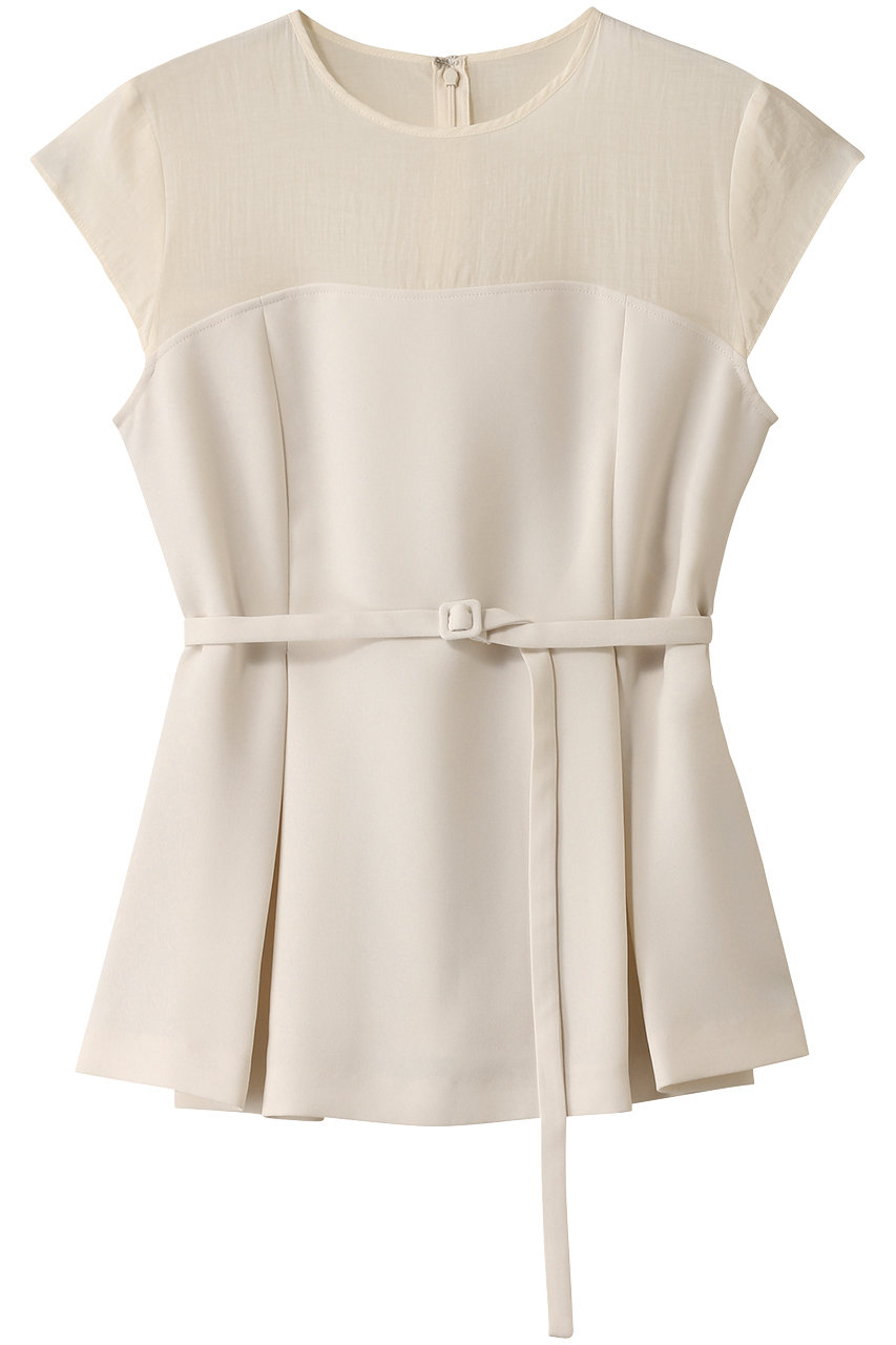 uncrave ウォッシャブルダブルクロス /ビスチェブラウス(フレンチスリーブ) (エクリュ, 2) アンクレイヴ ELLE SHOP uncrave ウォッシャブルダブルクロス /ビスチェブラウス(フレンチスリーブ) (エクリュ, 2) アンクレイヴ ELLE SHOP