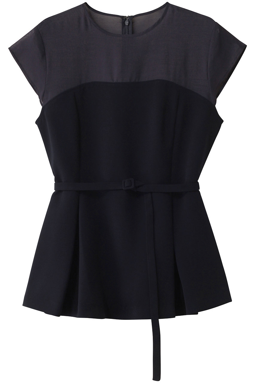uncrave ウォッシャブルダブルクロス /ビスチェブラウス(フレンチスリーブ) (ネイビー, 1) アンクレイヴ ELLE SHOP uncrave ウォッシャブルダブルクロス /ビスチェブラウス(フレンチスリーブ) (ネイビー, 1) アンクレイヴ ELLE SHOP
