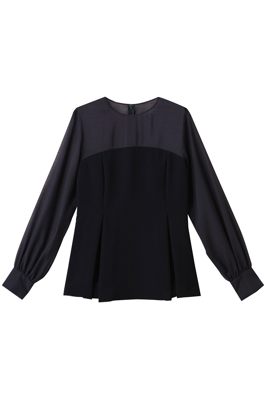 uncrave ウォッシャブルダブルクロス /ビスチェブラウス (ネイビー, 1) アンクレイヴ ELLE SHOP uncrave ウォッシャブルダブルクロス /ビスチェブラウス (ネイビー, 1) アンクレイヴ ELLE SHOP