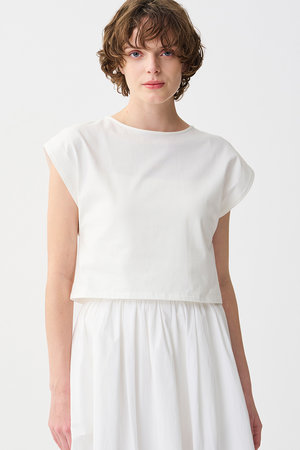 アンクレイヴ/uncraveのプレーンストレッチ ショートトップス(110100/110102)