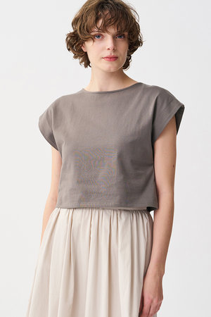 アンクレイヴ/uncraveのプレーンストレッチ ショートトップス(110100/110102)