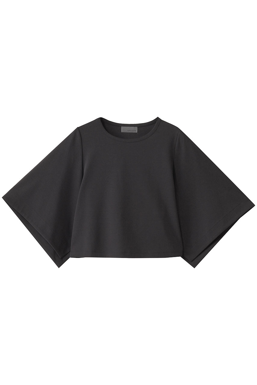 uncrave ダブルフェイスジャージー /ハンカチスリーブトップス (スレート, F) アンクレイヴ ELLE SHOP uncrave ダブルフェイスジャージー /ハンカチスリーブトップス (スレート, F) アンクレイヴ ELLE SHOP