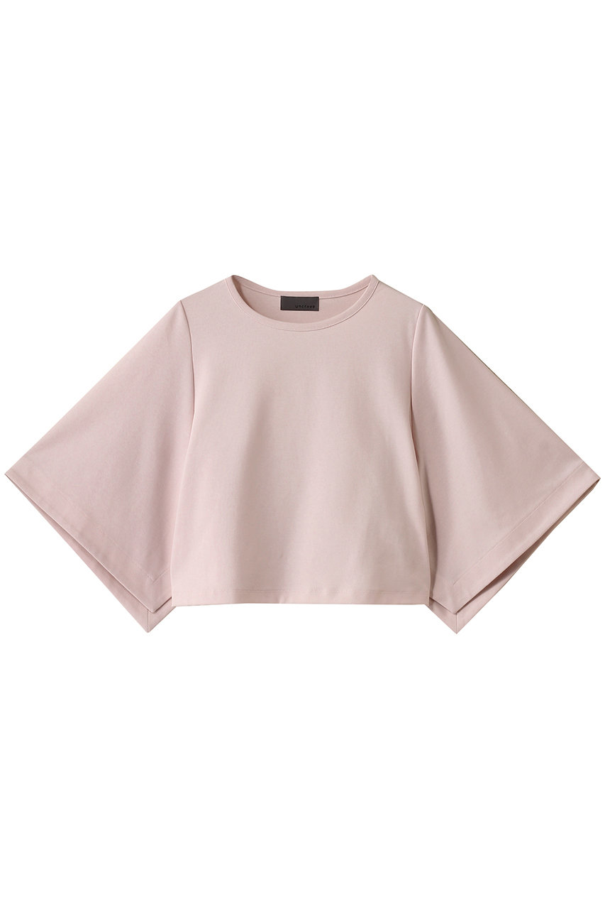 uncrave ダブルフェイスジャージー /ハンカチスリーブトップス (ピンク, F) アンクレイヴ ELLE SHOP uncrave ダブルフェイスジャージー /ハンカチスリーブトップス (ピンク, F) アンクレイヴ ELLE SHOP