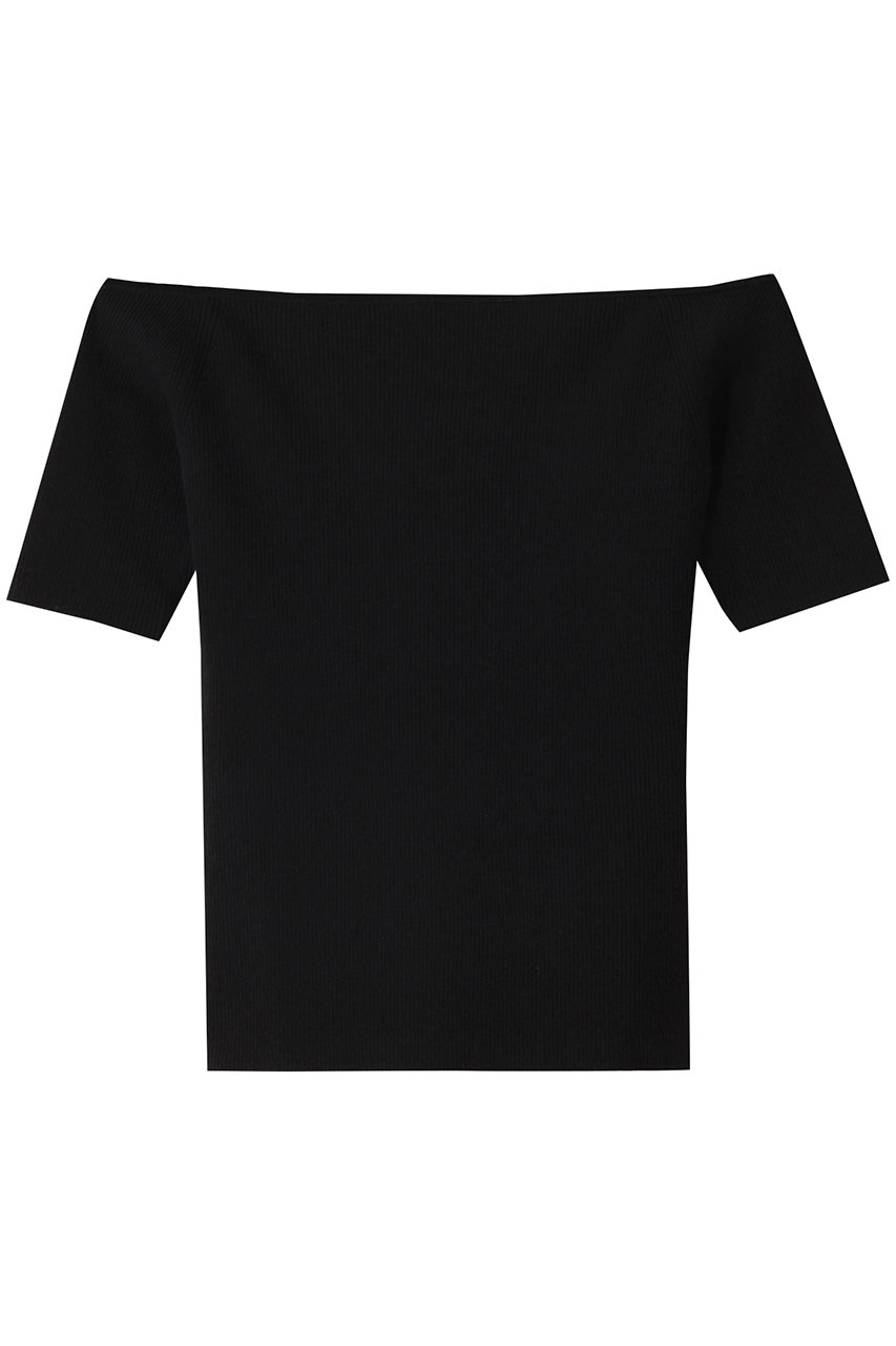 uncrave リネンニット オフショルダートップス (ブラック, 2) アンクレイヴ ELLE SHOP uncrave リネンニット オフショルダートップス (ブラック, 2) アンクレイヴ ELLE SHOP