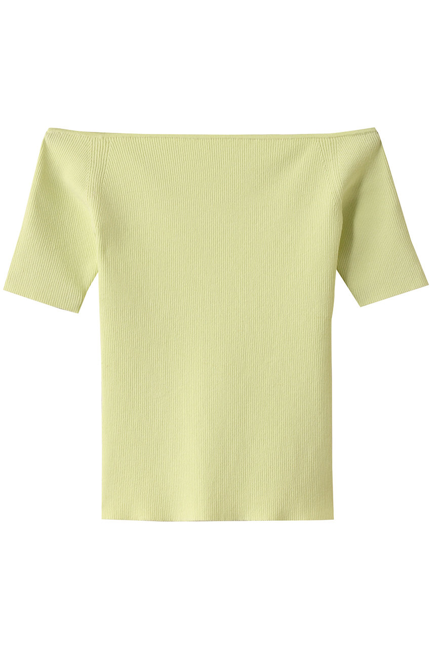 uncrave リネンニット オフショルダートップス (イエロー, 1) アンクレイヴ ELLE SHOP uncrave リネンニット オフショルダートップス (イエロー, 1) アンクレイヴ ELLE SHOP