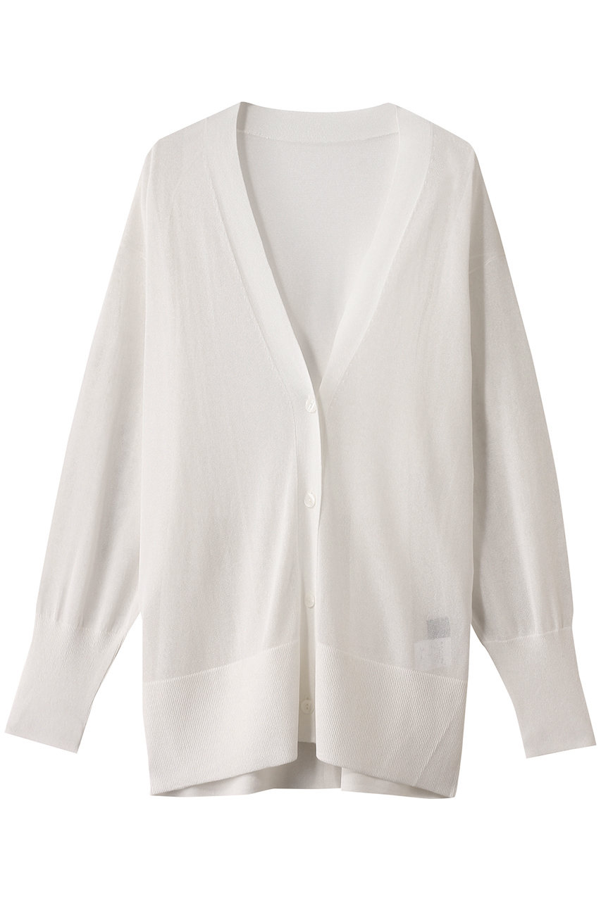 uncrave ラスターシアーニット ロングカーディガン (オフ, F) アンクレイヴ ELLE SHOP uncrave ラスターシアーニット ロングカーディガン (オフ, F) アンクレイヴ ELLE SHOP