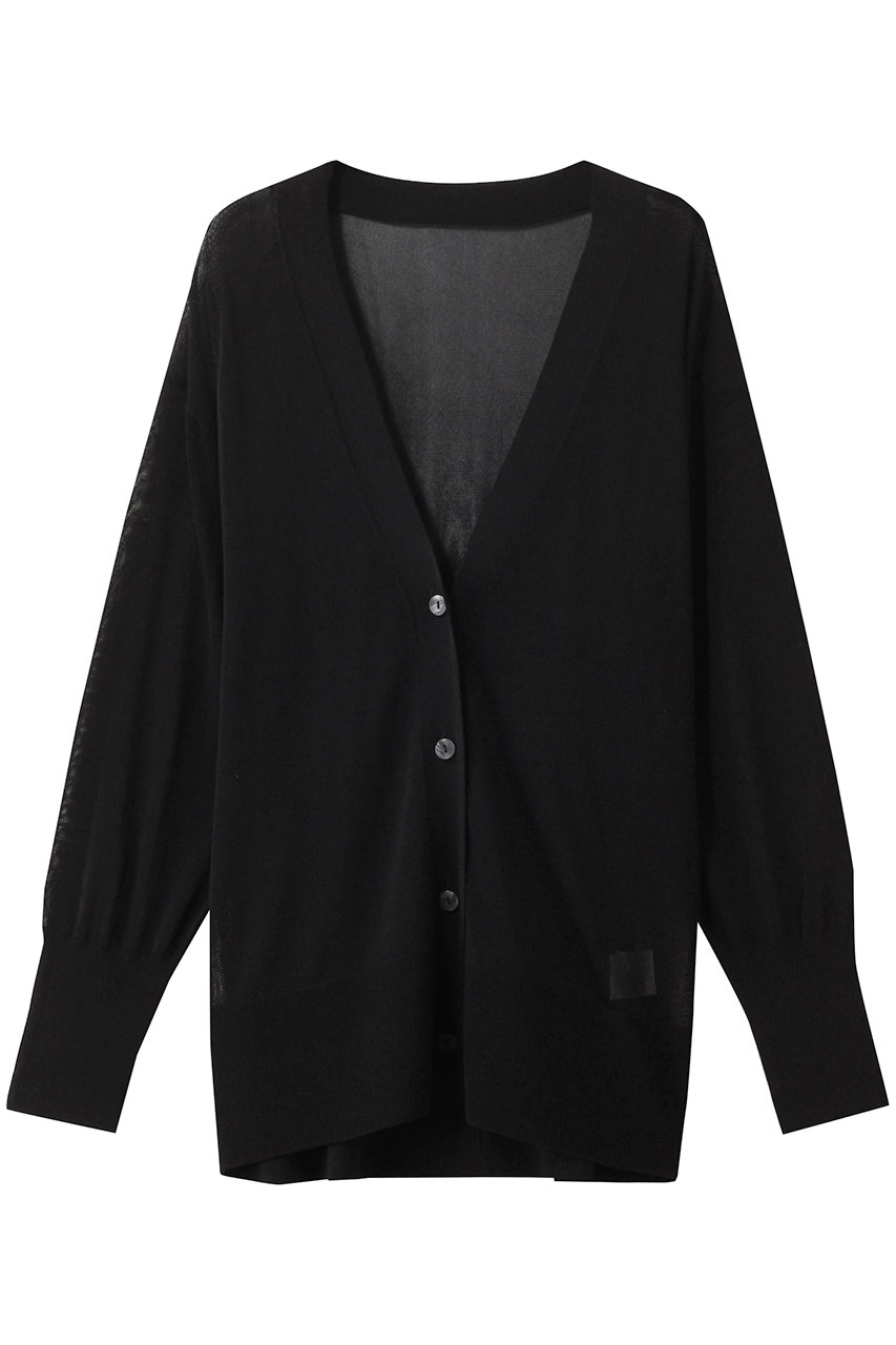 uncrave ラスターシアーニット ロングカーディガン (ブラック, F) アンクレイヴ ELLE SHOP uncrave ラスターシアーニット ロングカーディガン (ブラック, F) アンクレイヴ ELLE SHOP