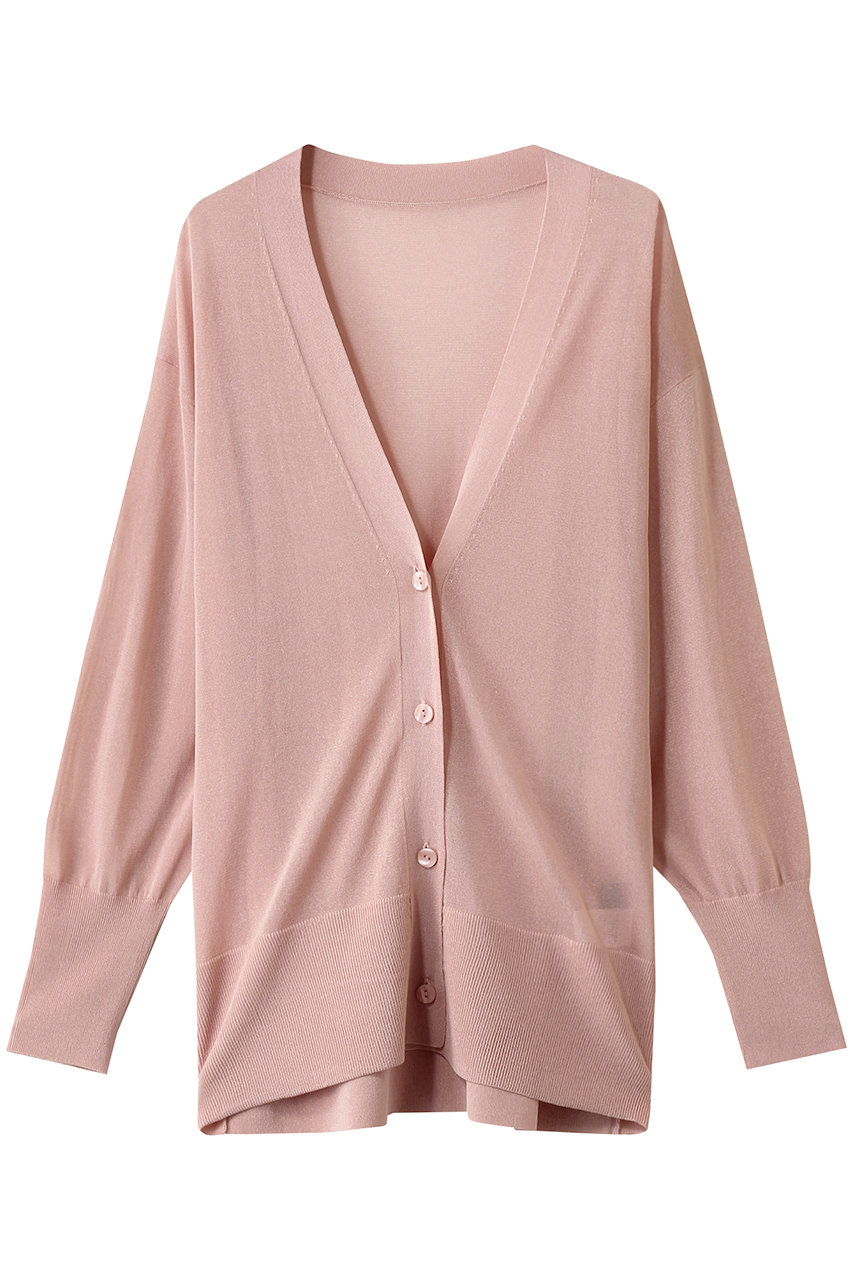 uncrave ラスターシアーニット ロングカーディガン (ピンク, F) アンクレイヴ ELLE SHOP uncrave ラスターシアーニット ロングカーディガン (ピンク, F) アンクレイヴ ELLE SHOP