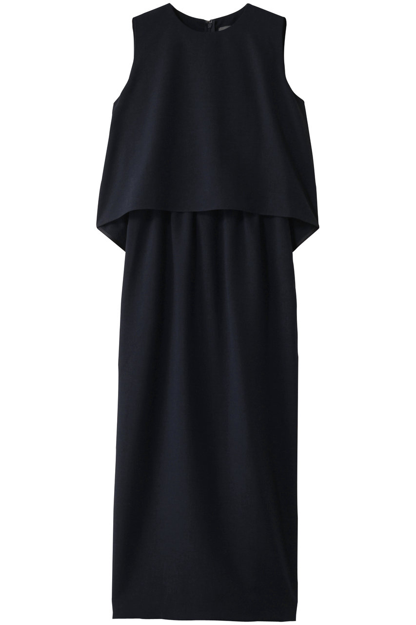 アンクレイヴ/uncraveのウォッシャブルドライサップ /ノースリーブワンピース(ネイビー/OPUVGM0400)