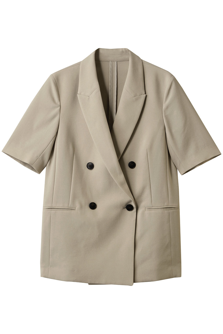 uncrave ウォッシャブルドライサップ /ハーフスリーブジャケット (ベージュ, 1) アンクレイヴ ELLE SHOP uncrave ウォッシャブルドライサップ /ハーフスリーブジャケット (ベージュ, 1) アンクレイヴ ELLE SHOP