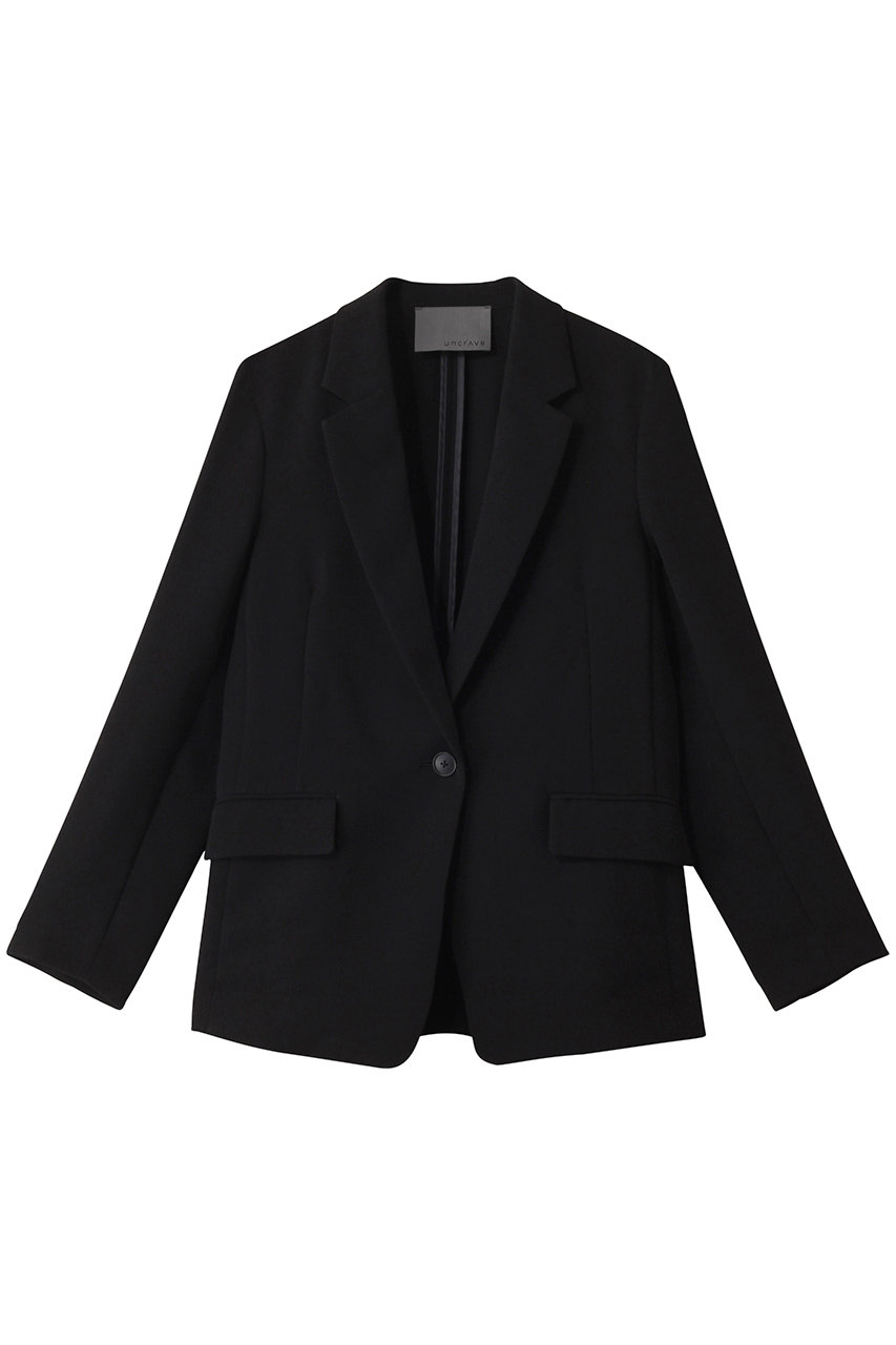 アンクレイヴ/uncraveのウォッシャブルダブルクロス /ジャケット(ブラック/JKUVGS0100)