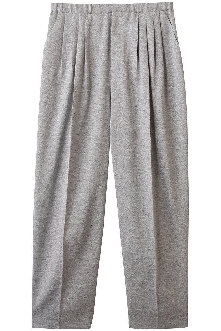 uncrave リネンライクツイル テーパードパンツ (グレー, 1) アンクレイヴ ELLE SHOP uncrave リネンライクツイル テーパードパンツ (グレー, 1) アンクレイヴ ELLE SHOP