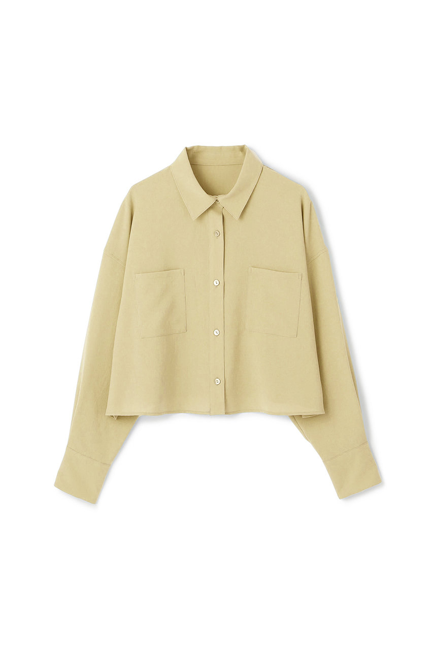 アンクレイヴ/uncraveのドライタッチトロ ショートシャツ(イエロー/BLUVGM0502)