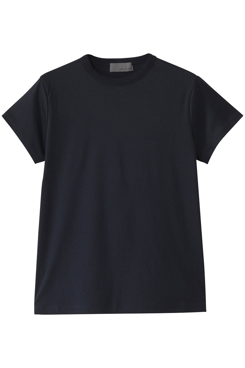 uncrave ライトスムース コンパクトTシャツ (ネイビー, 1) アンクレイヴ ELLE SHOP uncrave ライトスムース コンパクトTシャツ (ネイビー, 1) アンクレイヴ ELLE SHOP