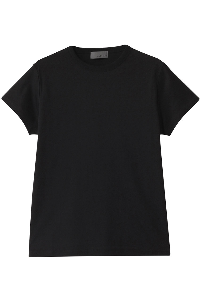uncrave ライトスムース コンパクトTシャツ (ブラック, 2) アンクレイヴ ELLE SHOP uncrave ライトスムース コンパクトTシャツ (ブラック, 2) アンクレイヴ ELLE SHOP