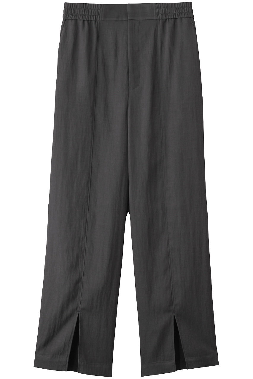 uncrave ドレープツイル スリットパンツ (ブルーグレー, 0) アンクレイヴ ELLE SHOP uncrave ドレープツイル スリットパンツ (ブルーグレー, 0) アンクレイヴ ELLE SHOP