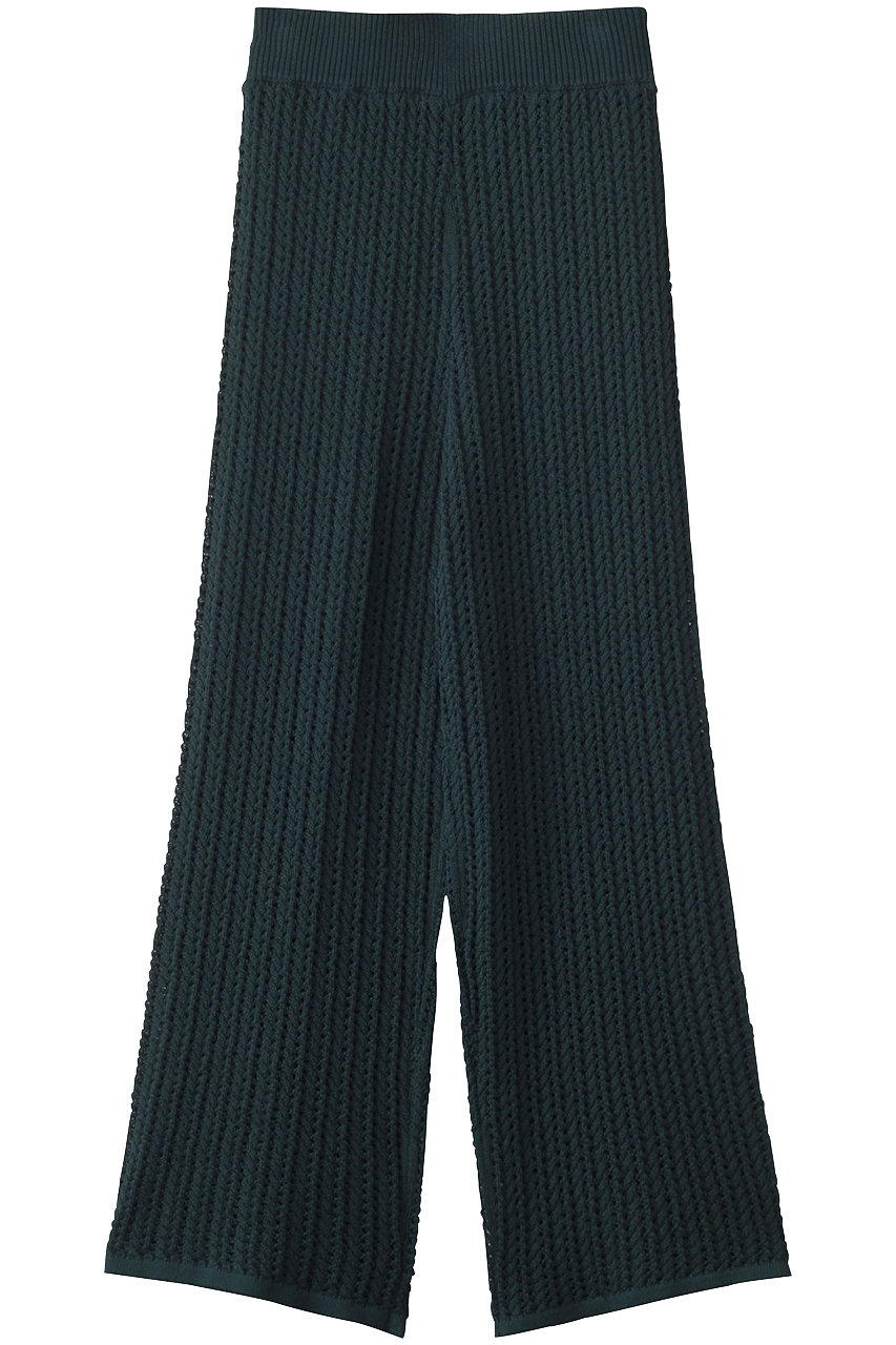 シースルーケーブルニットパンツ