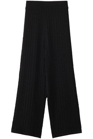 アンクレイヴ/uncraveのシースルーケーブルニットパンツ(110600/110601)