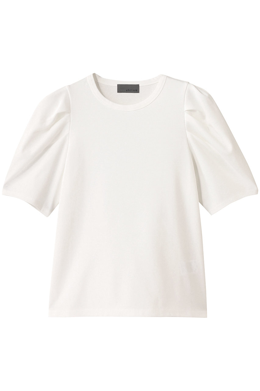 新品 uncrave ダブルフェイスジャージー　ボリュームスリーブカットソー uncrave tシャツ ダブルフェイスジャージー ボリュームスリーブ