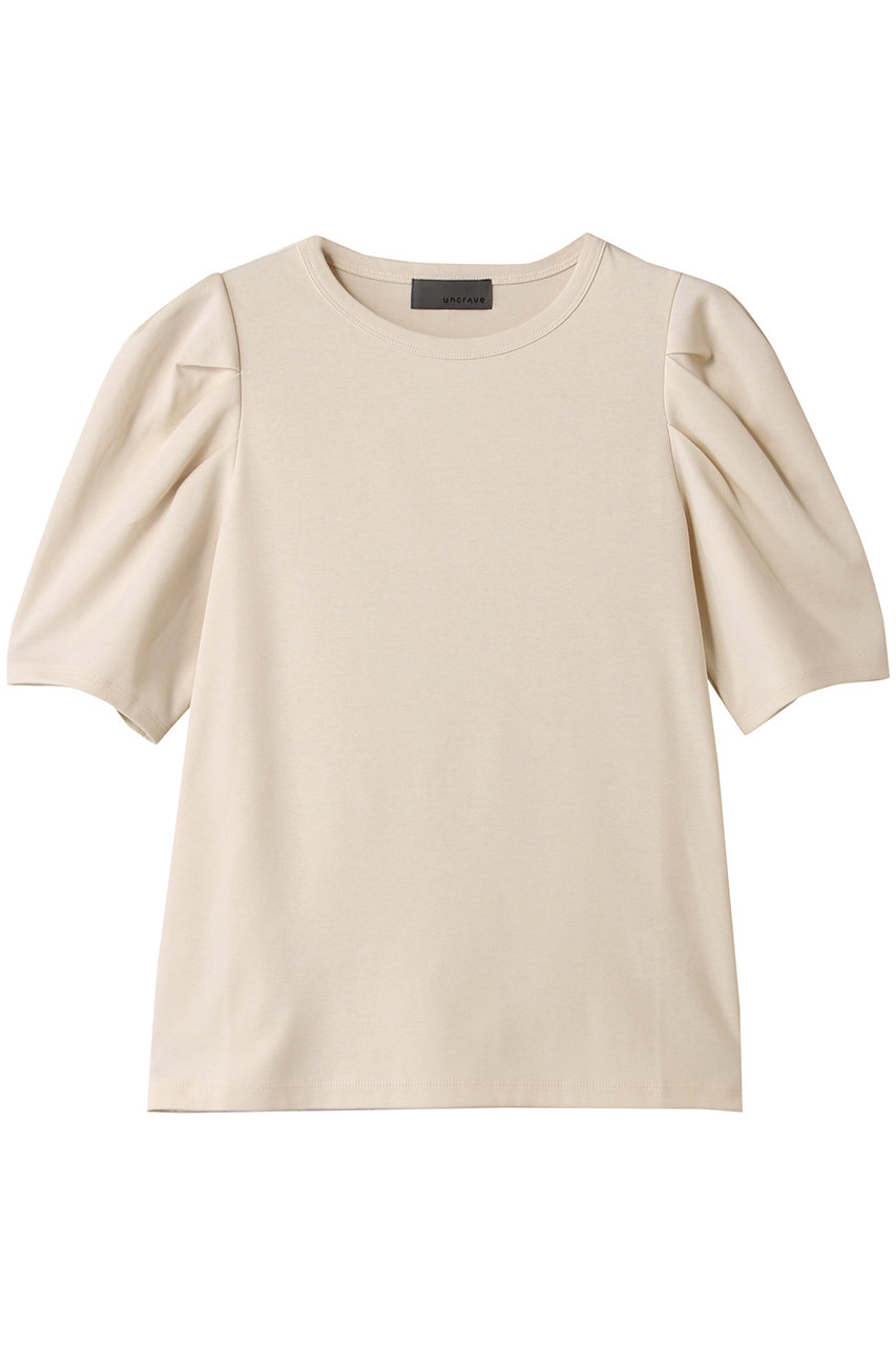uncrave ダブルフェイスジャージー ボリュームスリーブカットソー (エクリュ, 2) アンクレイヴ ELLE SHOP uncrave ダブルフェイスジャージー ボリュームスリーブカットソー (エクリュ, 2) アンクレイヴ ELLE SHOP
