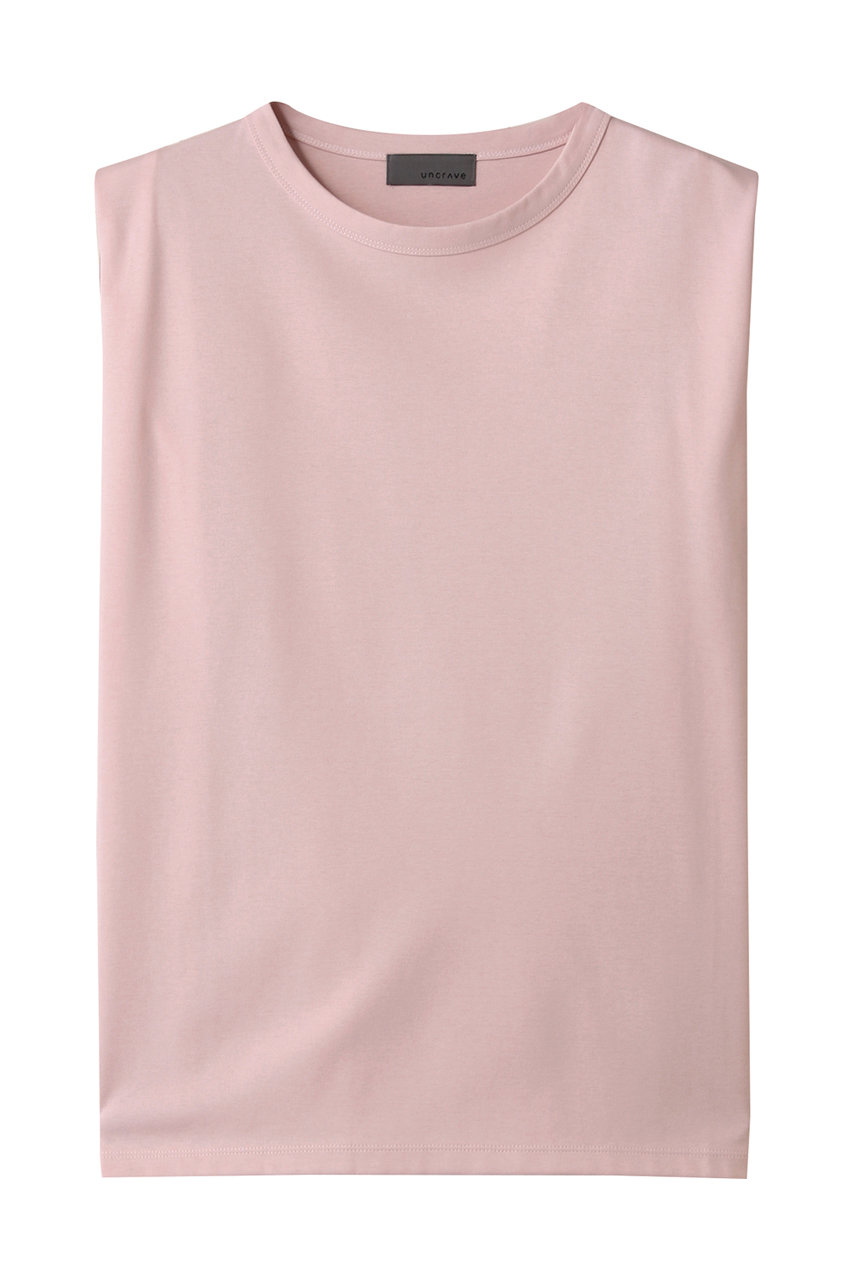 uncrave ダブルフェイスジャージー ノースリーブカットソー (ピンク, 1) アンクレイヴ ELLE SHOP uncrave ダブルフェイスジャージー ノースリーブカットソー (ピンク, 1) アンクレイヴ ELLE SHOP