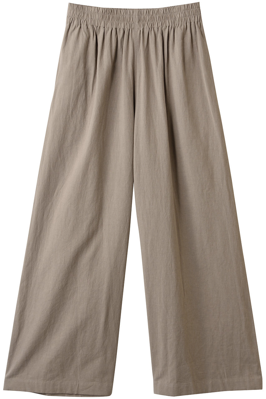 アンクレイヴ/uncraveのコットンリネンボイル ワイドパンツ(トープ/PRUVGM0702)